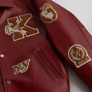 High Quality Custom-Made Letterman Varsity Jackets for <b>Men</b> Vintage Winter Fall Baseball Style Embroidered <b>Hoodies</b> Sweatshirts - Product Image 5