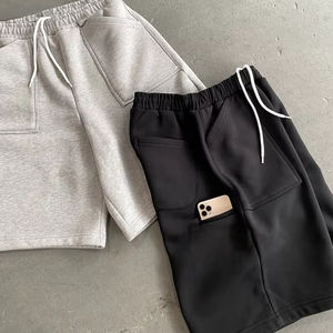 Short décontracté pour homme pour l'extérieur Logo personnalisé Short pour homme léger taille moyenne motif solide avec poches Vente en gros - Product Image 6