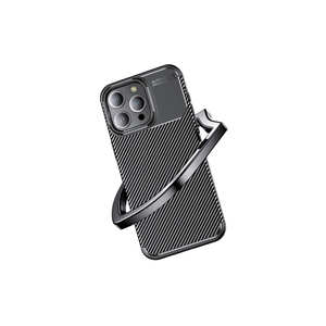 Étui de protection en silicone noir mat de luxe Netzy pour iPhone 15 Pro, série Negro, silicone souple, emballage de vente au détail, compatible 7 Plus - Product Image 6