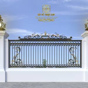 Clôture de jardin en fer forgé de haute qualité KHP, décoration australienne, personnalisable pour les cours, galvanisée, revêtement en poudre, antirouille - Product Image 2