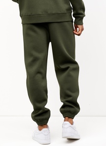 เสื้อฮู้ดพิมพ์โลโก้ตามสั่งสำหรับฤดูหนาว ชุดวอร์มสองชิ้นสำหรับผู้ชาย เสื้อแจ็คเก็ตแทรคสูททรงปกติ กางเกงจ็อกเกอร์ - Product Image 3