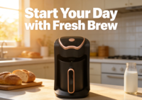 Cafetera Eléctrica Automática Programable de Doble Taza para Café Turco, Cafetera Doméstica de Goteo de Plástico, Eficiente en Consumo de Energía