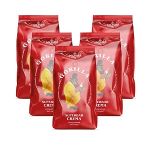 Best Price Gorilla Super <b>Bar</b> Crema Espressobohnen 1kg Premium Coffee Beans Aromatic Balanced Italian Roast Perfect For Espresso - Product Image 1