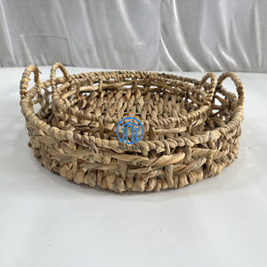 Diseño simplista Aspecto llamativo Diseño natural para decoración del hogar Vajilla Jacinto de agua Bandeja para servir - Product Image 4