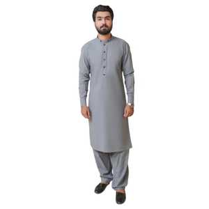 BAJO MOQ Suministro directo de fábrica Buena calidad Algodón Hombre Shalwar Kameez Vestido paquistaní 2 piezas Traje para fiesta Lleva Salwar Kameez - Product Image 1