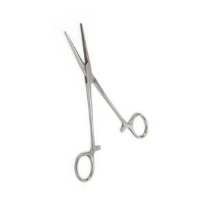 Pinces hémostatiques Halsted pour moustiques, courbées et droites, en acier inoxydable, manuelles, réutilisables, ensemble d'instruments chirurgicaux de classe I pour usage hospitalier - Product Image 5
