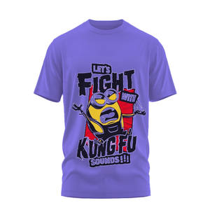 Camiseta de Algodón 100% Grueso para Hombre y Mujer, Impresión Serigráfica, Ecológica, de Secado Rápido, Corte Regular, Color Sólido, Venta al Por Mayor - Product Image 4