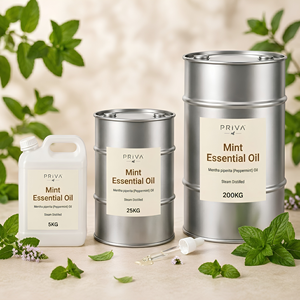 Aceite Esencial de Menta 100% Puro Orgánico a Granel, Mentha Viridis, Destilado al Vapor, USDA Ecocert, Marruecos, Venta al por Mayor, Cosmética, Aromaterapia - Product Image 1