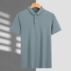 Camisetas Polo de Manga Corta con Cuello Solapa, Ropa de Trabajo de Verano de Color Sólido de Alta Gama con Diseño de Logotipo Personalizado OEM - Product Image 4