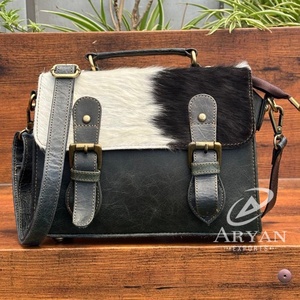 Nuevo Popular de fábrica personalizado de alta calidad para mujer, bandolera de piel de vaca a la moda, bandolera de cuero genuino, bolso de hombro - Product Image 1