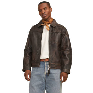 ROYAlite แจ็กเก็ตหนังวัวแท้สำหรับผู้ชาย, แจ็กเก็ตหนังวัวแท้ออกแบบได้ตามต้องการกันน้ำระบายอากาศและกันลมผลิตในปากีสถาน - Product Image 1
