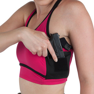 Venta al por mayor nuevo estilo mujeres sujetador mujeres pistolera camisas para mujeres 100% algodón camiseta para hombres ajuste suelto - Product Image 3