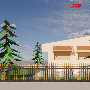 Clôture extérieure en acier de haute qualité: Sécurisez votre propriété avec des panneaux de clôture élégants, durables et faciles à entretenir - Product Image 3