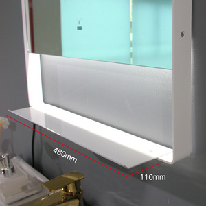 Trang Trí Nhà Cửa Gương Trang Điểm Besin Chiếu Sáng Thông Minh Gương LED Phòng Tắm Có Kệ - Product Image 5