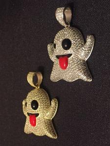 Collier pendentif crâne avec couronne pour hommes femmes en bijoux punk gothique - Product Image 2