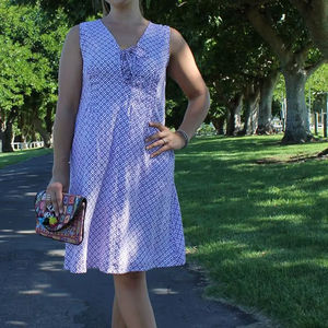 Vestido Casual Estampado para Mujer, Vestido de Diseñador con Estampado para Mujer, Realzado con - Product Image 1