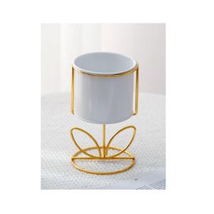 Florero de Metal a Precio de Mayoreo Disponible en Diseños Metálicos de Lujo, Florero Utilizado en Bodas, Fiestas y Decoración del Hogar - Product Image 3