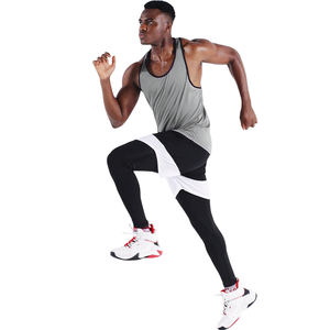 เสื้อกล้ามออกกำลังสำหรับผู้ชายเสื้อกล้ามออกกำลังผ้าโพลีเอสเตอร์ทรงหลวมแห้งเร็วออกแบบได้ตามต้องการ - Product Image 4