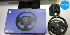 Authentic RS50 System 3-Piece Sim <b>Racing</b> Steering <b>Wheel</b> Setup - Product Image 2