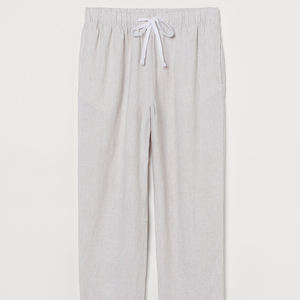 Pantalones de bloque de Color Hip Hop para mujer, ropa informal para correr, pantalones apilados con fondo de campana - Product Image 1