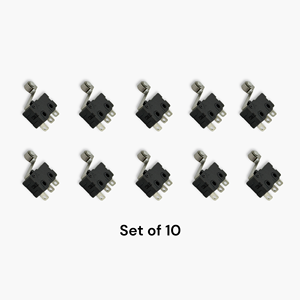 Juego de 10 pernos de microinterruptor con rueda, material plástico, envío gratis - Product Image 3