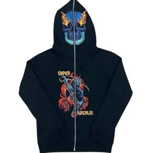 Sweats à capuche surdimensionnés à fermeture éclair 100% coton pour hommes avec poche Impression personnalisée de haute qualité Hiver - Product Image 1