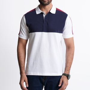 Camiseta Polo de Golf de manga corta ligera, camisetas Polo transpirables de alta calidad, camiseta con cierres de botones negros regulares sólidos - Product Image 1