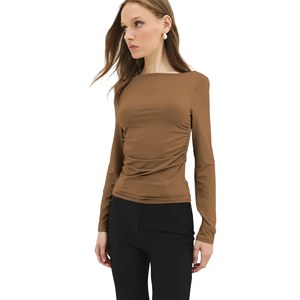 T-shirt ajusté pour femme, style décontracté, 100% coton, respirant et léger, tailles XS et XXS, long et court - pour l'été - Product Image 1