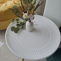 Table basse pliable en bois, gain de place, style moderne minimaliste, table d'appoint, petite table à thé marocaine pour salon et chambre