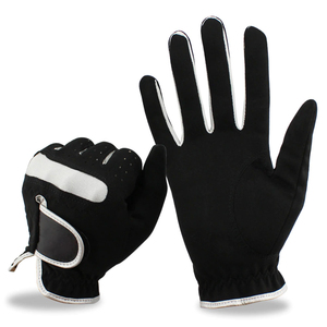 Gants de golf sur mesure en cuir artificiel Protection UV imperméable respirant antidérapant réglable dragonne légère - Product Image 1