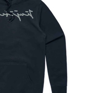 Sweat à capuche Core Signature pour hommes, bleu marine, mélange de coton et de poly épais, coupe régulière, isolé et confortable pour un usage quotidien - Product Image 4