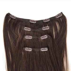 Extensiones de Cabello Virgen Remy Indio Natural Sin Procesar, Grado 12A, Sedoso, Brillante, Ondulado Liso, Doble Trama, Sin Enredos, 1 kg - Product Image 1