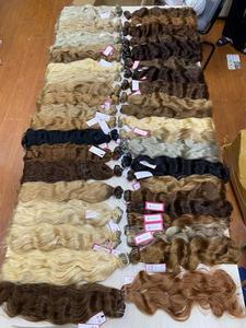 Mèches de cheveux naturels ondulés, couleur trame, toutes les cuticules alignées, pas d'enchevêtrement, pas de perte, 100% cheveux humains, véritable vendeur cambodbien - Product Image 5