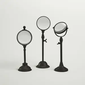 แว่นขยายรูปเขาควายหูจับแว่นขยายแบบออปติคอลความละเอียดสูงแหล่งกำเนิดแสง LED ราคาถูกสำหรับเด็กนักเรียนอ่านหนังสือ - Product Image 6