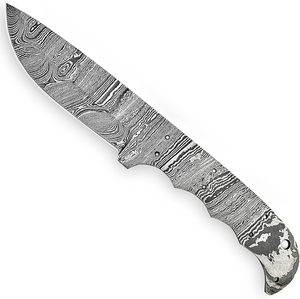 Couteau personnalisé fait à la main en acier damas pleine soie lame vierge OEM pris en charge Style cowboy chasse Camping couteau faisant des fournitures - Product Image 3