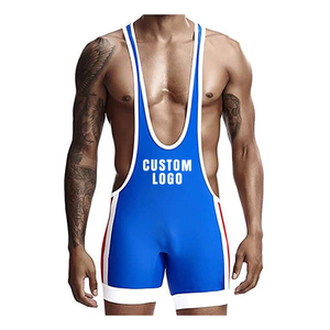 ชุดมวยปล้ำแบบสั่งทำพิเศษสำหรับการฝึกซ้อมและการแข่งขัน คุณภาพพรีเมียม ผลิตจากผ้าสแปนเด็กซ์/โพลีเอสเตอร์ ระบายอากาศได้ดี ออกแบบสำหรับทีม - Product Image 4