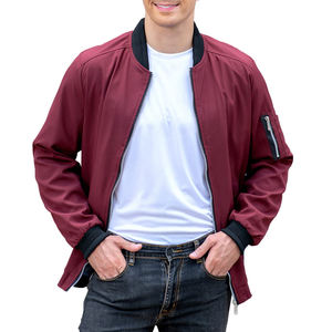 Chaqueta Deportiva Personalizada de Invierno, Talla Grande, Chaqueta Bomber 100% Satén, Fabricante de Chaquetas para Hombre, Chaqueta de Invierno - Product Image 1
