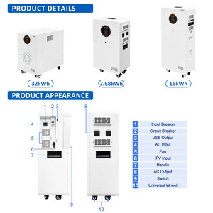 Batteria LiFePO4 51.2V 314Ah a Lunga Durata, Batteria al Litio 16kWh, Cella al Litio per Inverter Solari Ibridi 6kW/6kVA - Product Image 3