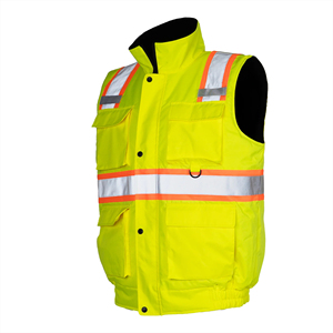 Chaleco de Seguridad de Alta Visibilidad con Franjas Reflectantes, Ropa de Trabajo con Bolsillos con Cremallera, Ropa de Seguridad Reflectante Esencial - Product Image 6