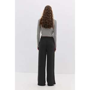 Pantalon décontracté texturé 100% polyester Coupe régulière Longueur mi-longue - Product Image 5