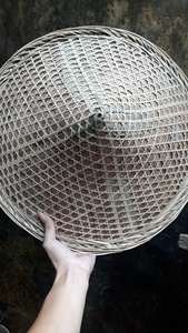 หมวกทรงกรวยไม้ไผ่เวียดนามสีน้ำตาลเป็นมิตรกับสิ่งแวดล้อม - Product Image 3