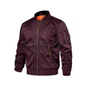 Dernier design Blouson aviateur à col montant pour hommes imperméable en nylon/polyester-Vente en gros - Product Image 1