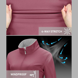 Chaqueta cortavientos Softshell ligera para mujer de marca personalizada, diseño impermeable y reflectante, descuentos por pedidos a granel - Product Image 6