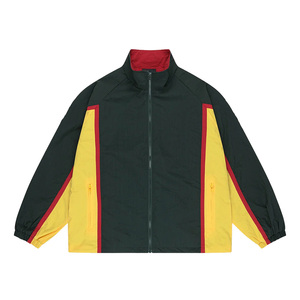 เสื้อแจ็คเก็ตกันลม Healy แบบมีซิป สีสันตัดกัน ผลิตจากไนลอน 100% แฟชั่นน้ำหนักเบา ทรงสปอร์ต แขนยาว - Product Image 1