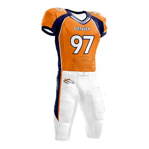 Maillot de football américain personnalisé professionnel à manches courtes, respirant, couleur unie, taille personnalisée, uniforme de sport - Product Image 1