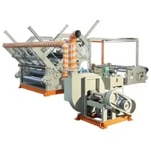 BOXMAC Heavy duty Double profile fingerless paper corrugation machine with high speed for paper board cardboard production line