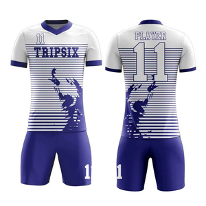 เสื้อกีฬาฟุตบอลผ้าโพลีเอสเตอร์100% สำหรับผู้ชายเสื้อทีมอเมริกันฟุตบอลพร้อมกางเกงขาสั้น - Product Image 6