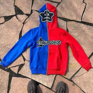 Sudaderas con Capucha para Hombre, Diseño Nuevo, Cierre Completo, 100% Algodón, Color Personalizado, Bordado, MOQ Bajo, Venta al Por Mayor - Product Image 2