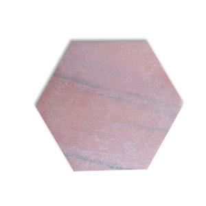 Tabla de cortar hexagonal de mármol rosa de gama alta Utensilios de cocina de lujo ecológicos para uso residencial y hotelero en todo el mundo - Product Image 4