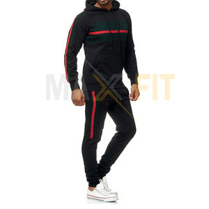 MAXFIT ENTERPRISES Plus Size Men'<b>s</b> Training Sweat <b>Suits</b> Set Custom Design Casual Wears for Street Jogging Winter Tracksuit - Product Image 2